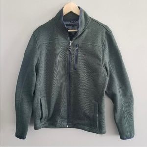 Tommy Hilfiger full zip green jacket